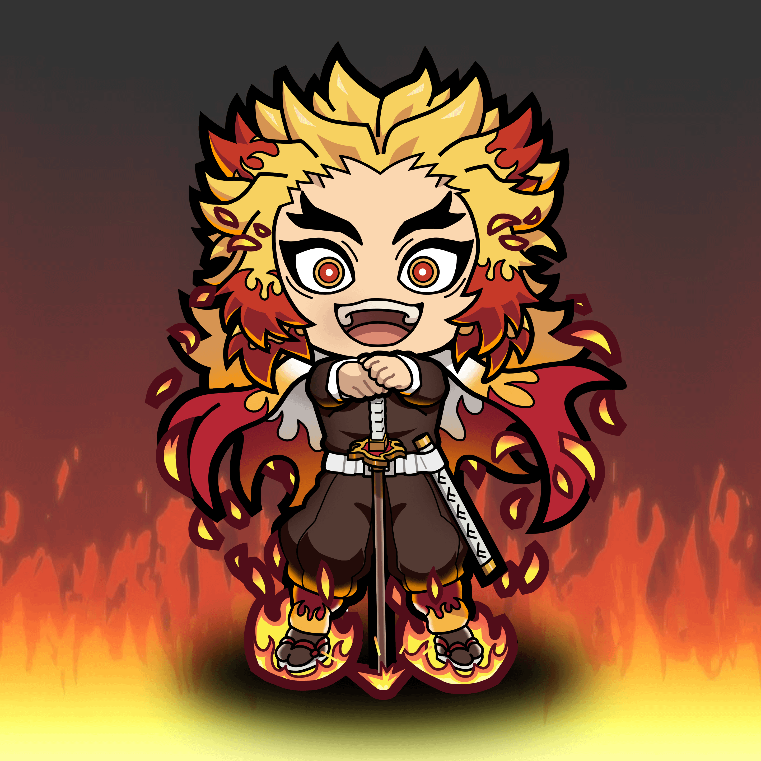 rengoku chibi