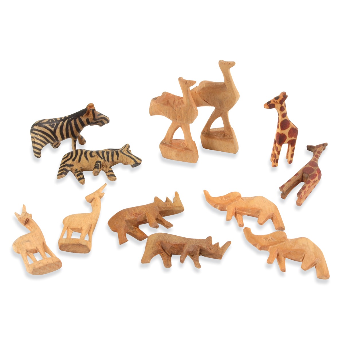 african carved animals