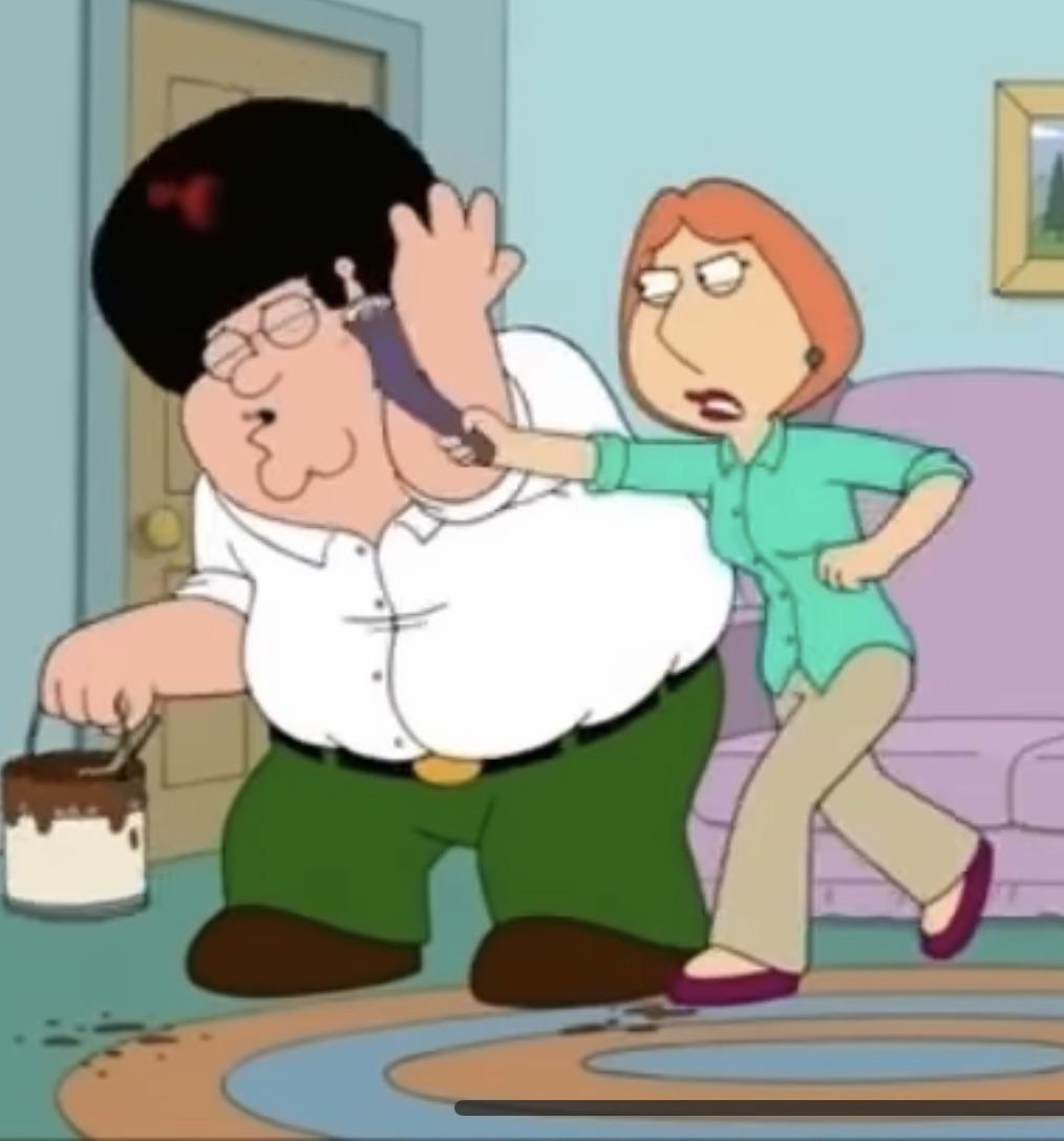 lois beats up peter