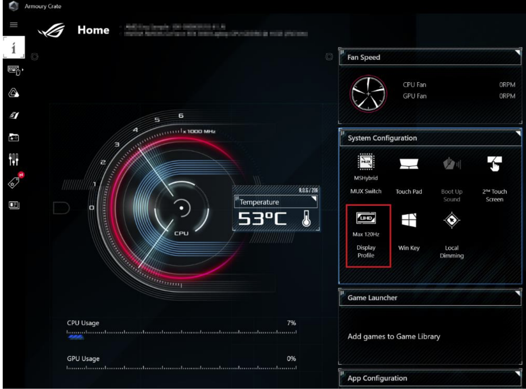 asus armory crate