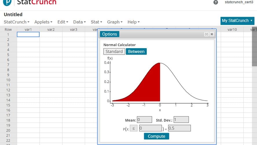 statcrunch