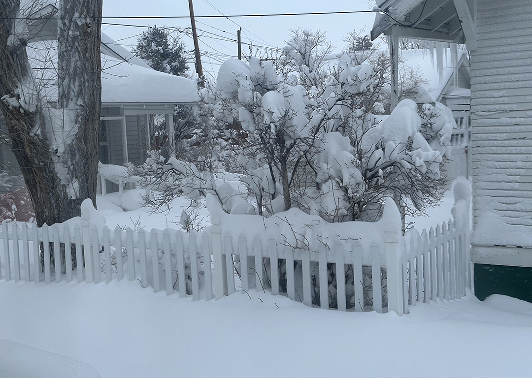 snow in casper wyoming today