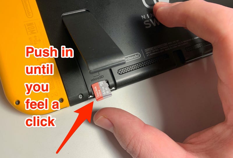 micro sd slot nintendo switch