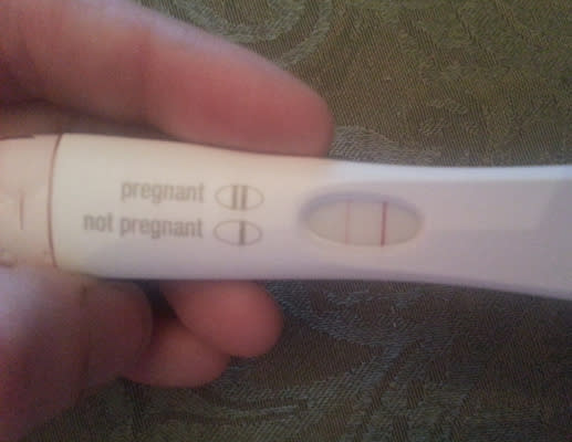 photos of positive pregnancy tests