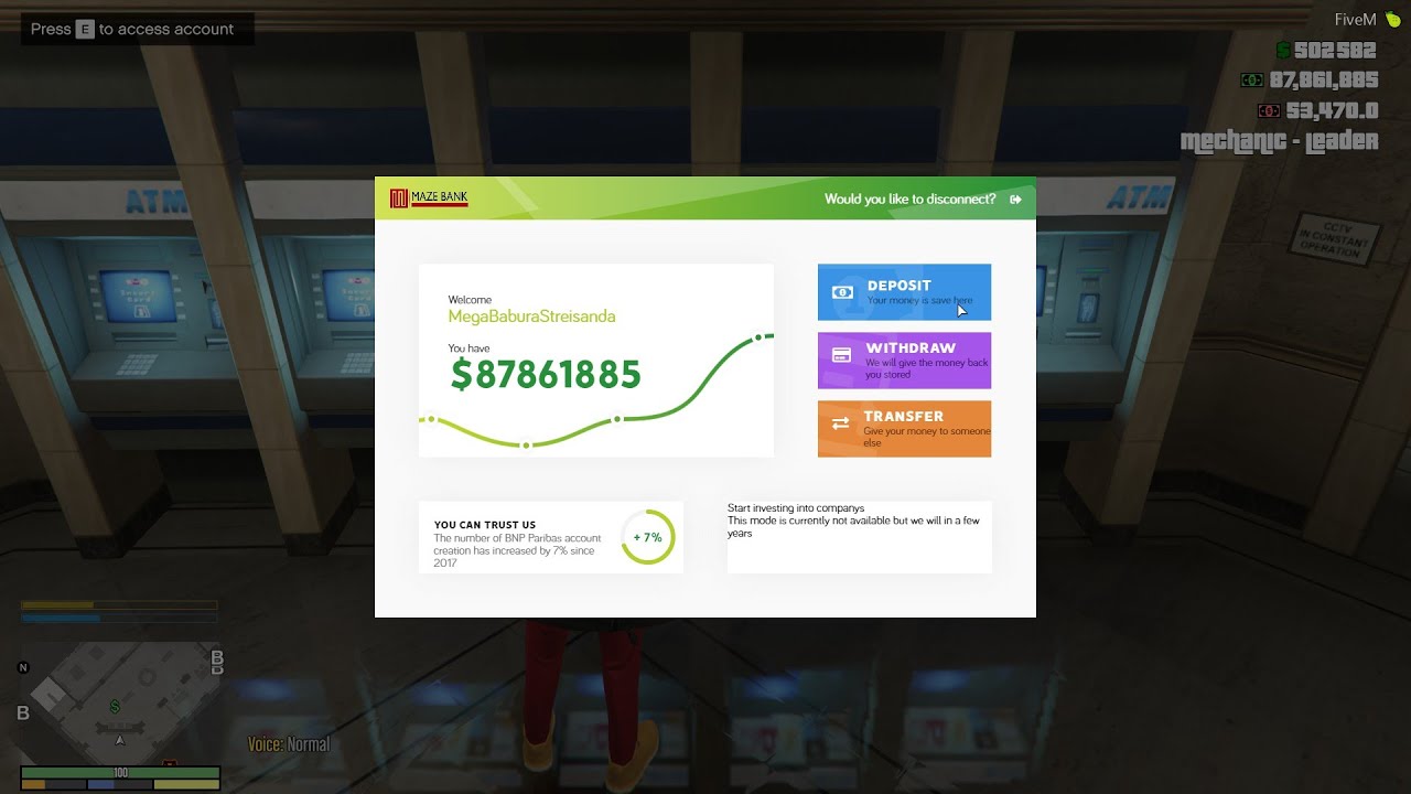 fivem new banking