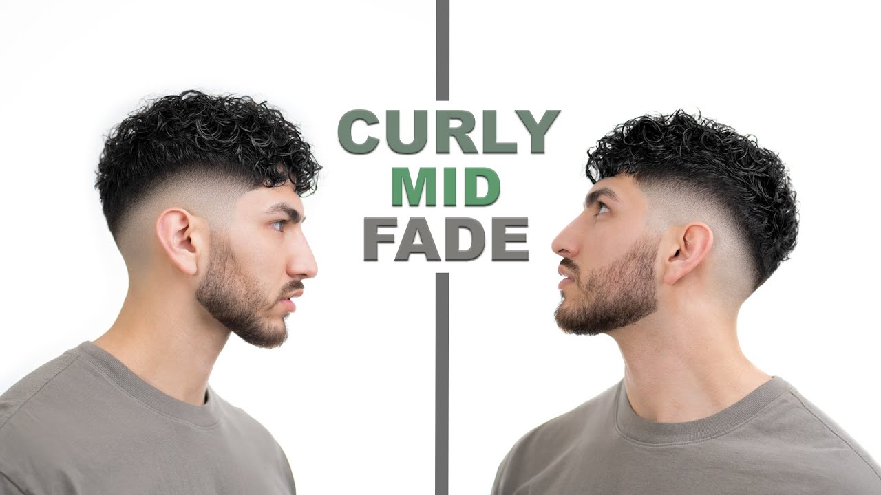 curly top mid fade