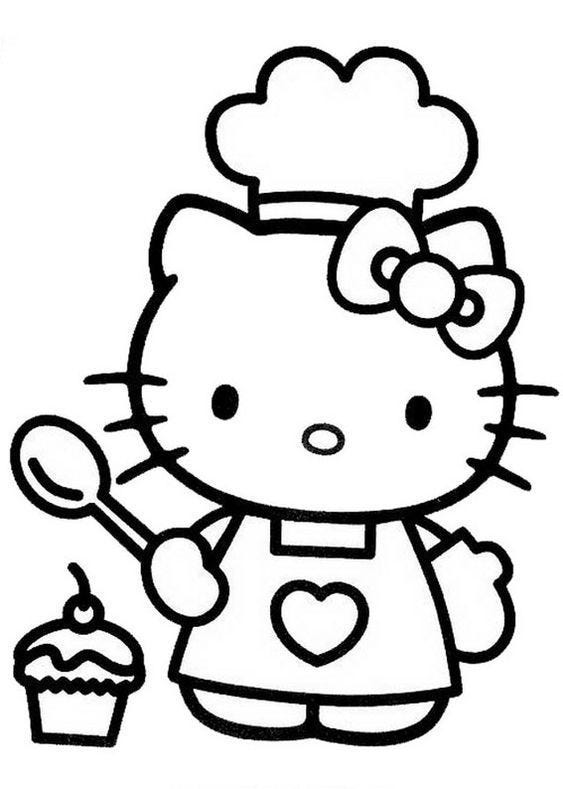 hello kitty coloring pages