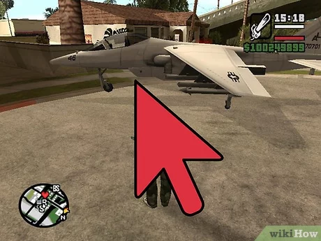 how to fly hydra in gta san andreas