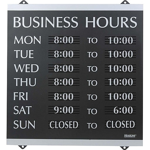 business hours staples