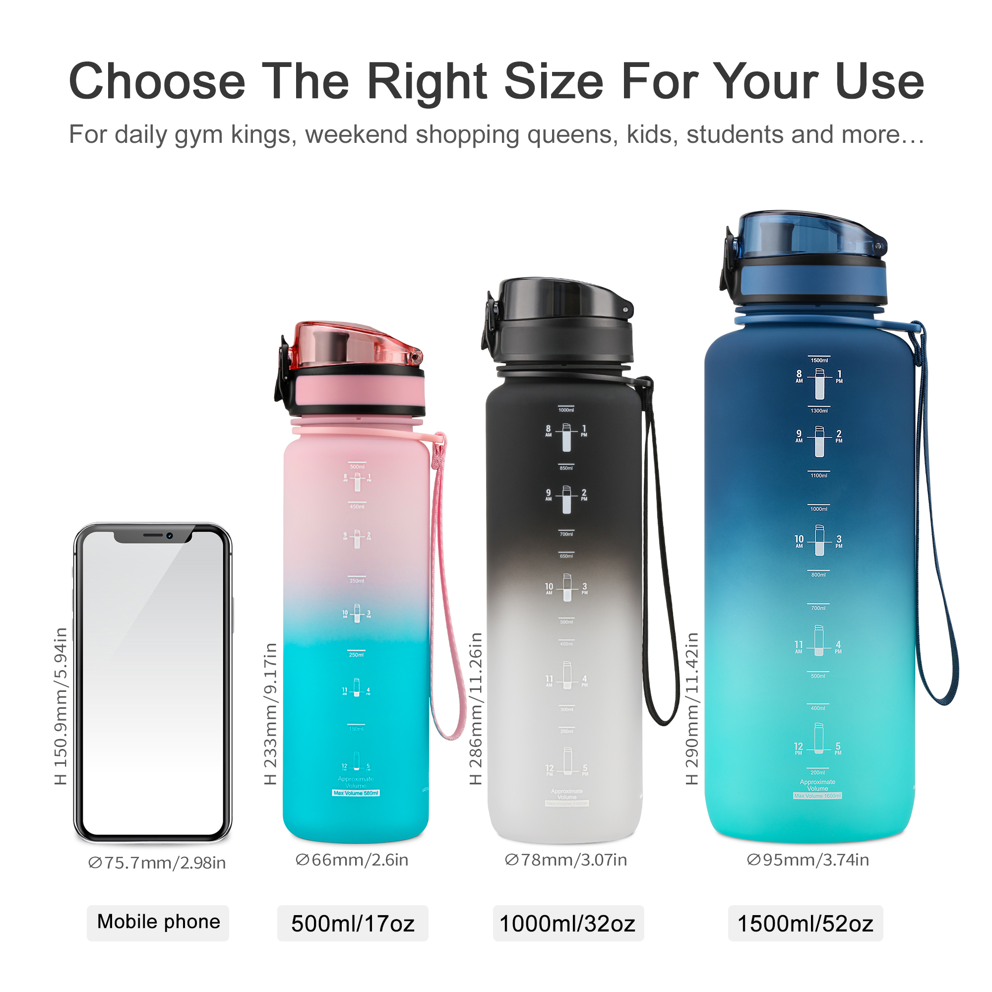 1.5l drink bottle