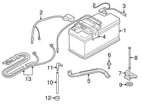 2011 bmw 335i battery