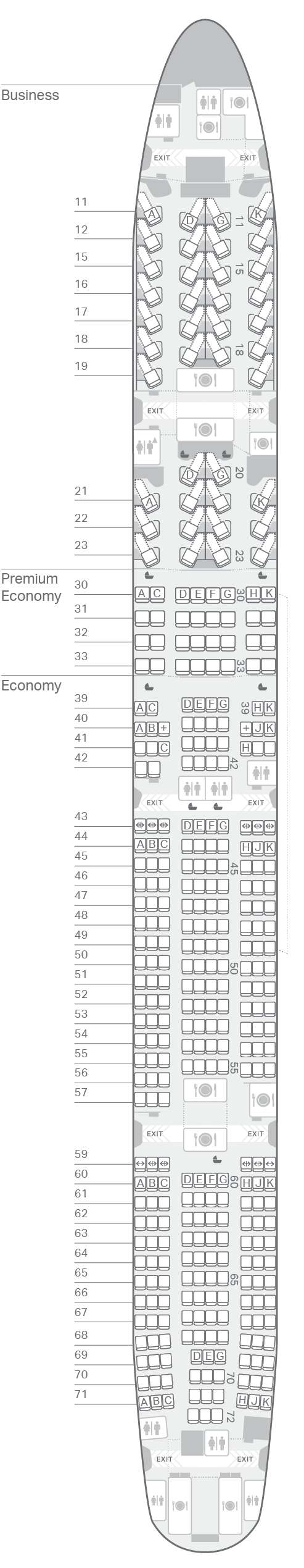 boeing 777 300er seat configuration