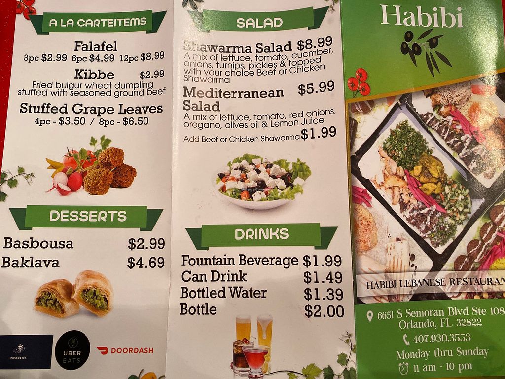 habibi restaurant near me