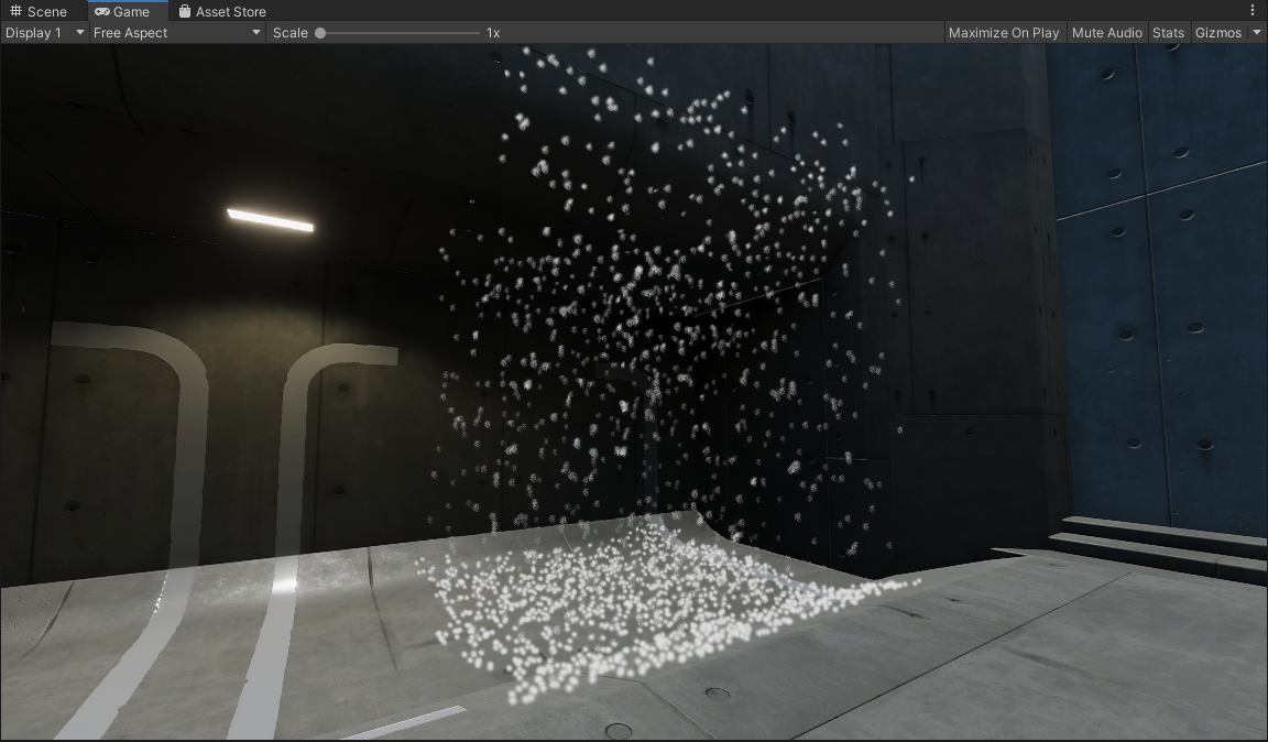 particle system unity