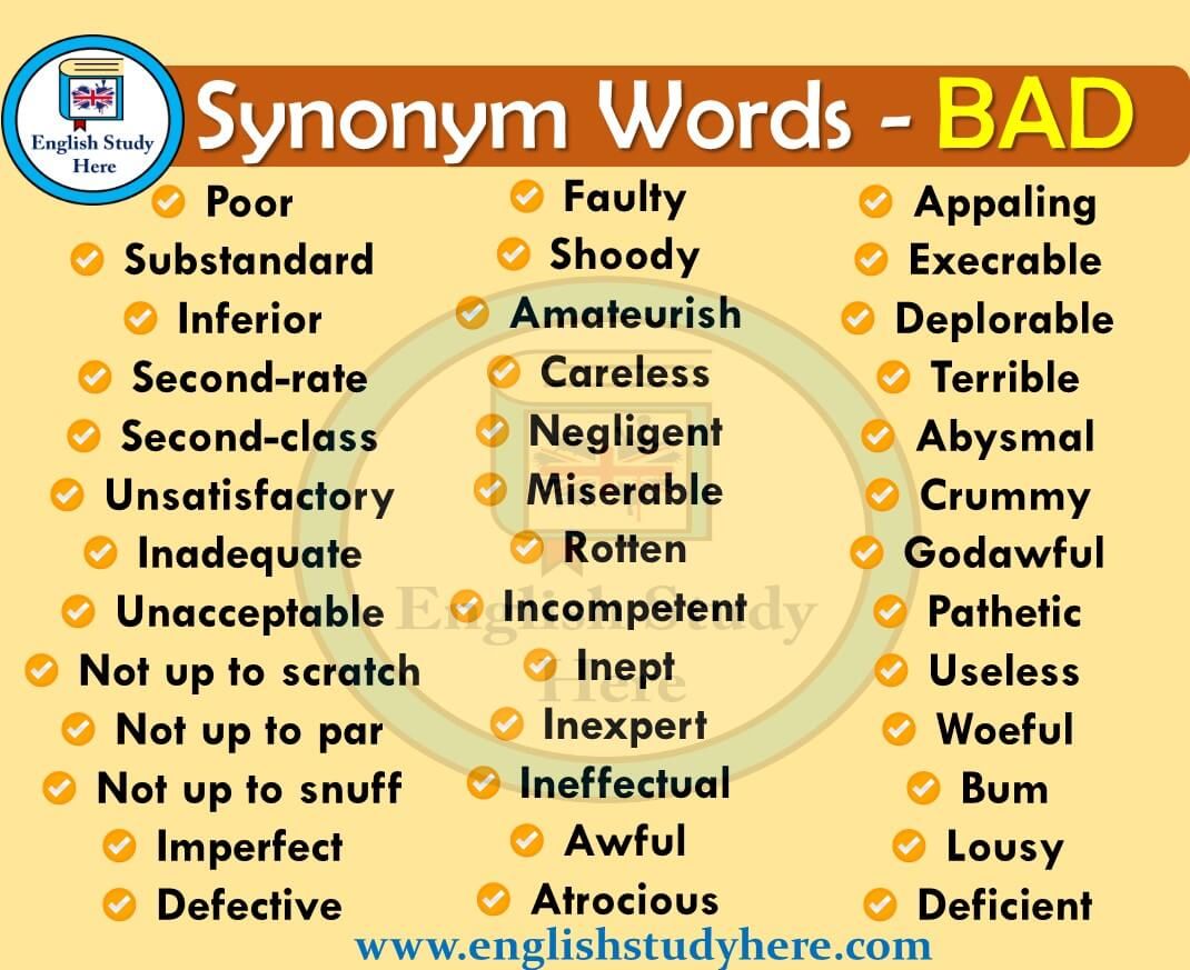 not bad synonym