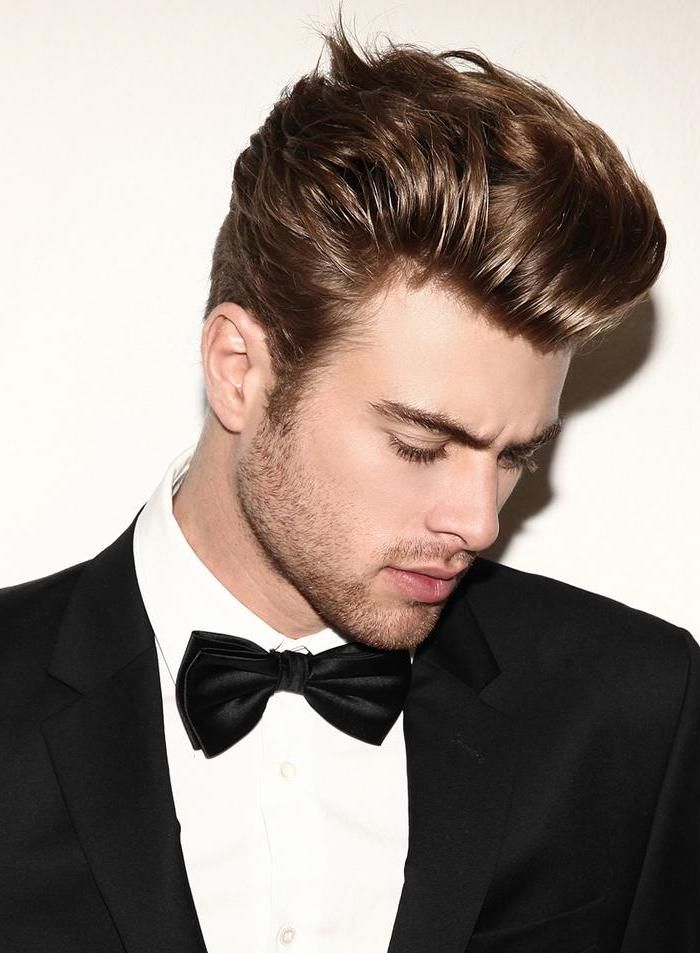 hairstyle for silky hair men