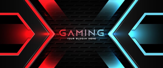 gaming banner background