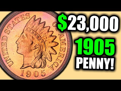 value of 1905 indian head penny