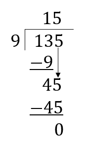 135 divided by 5