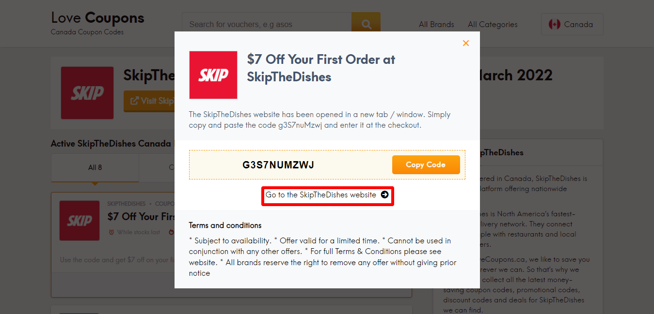 skipthedishes discount code