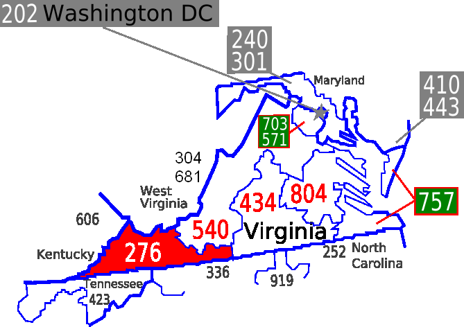 276 area code canada