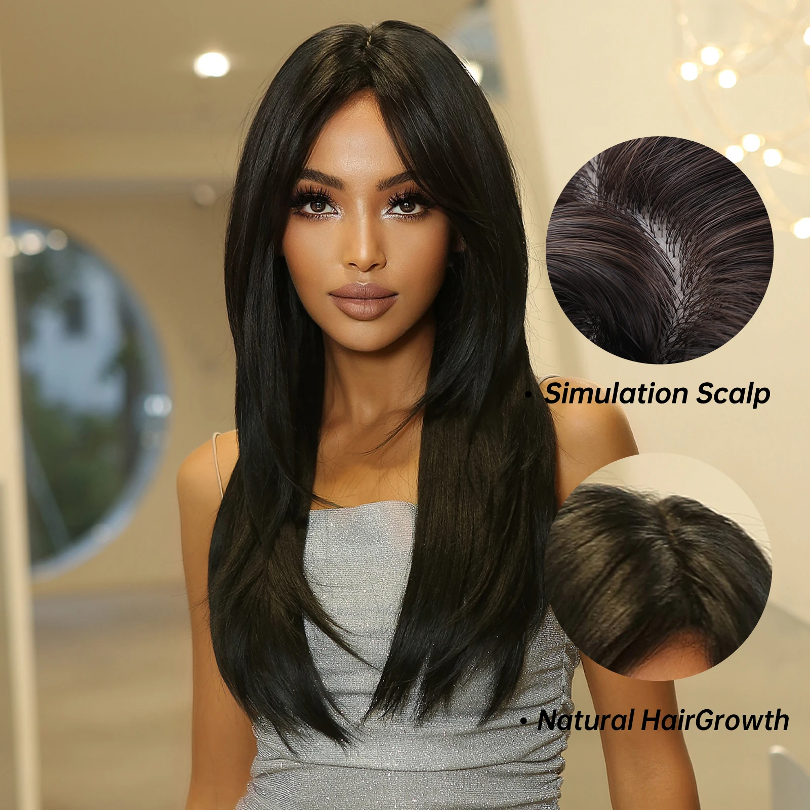 synthetic womens wigs