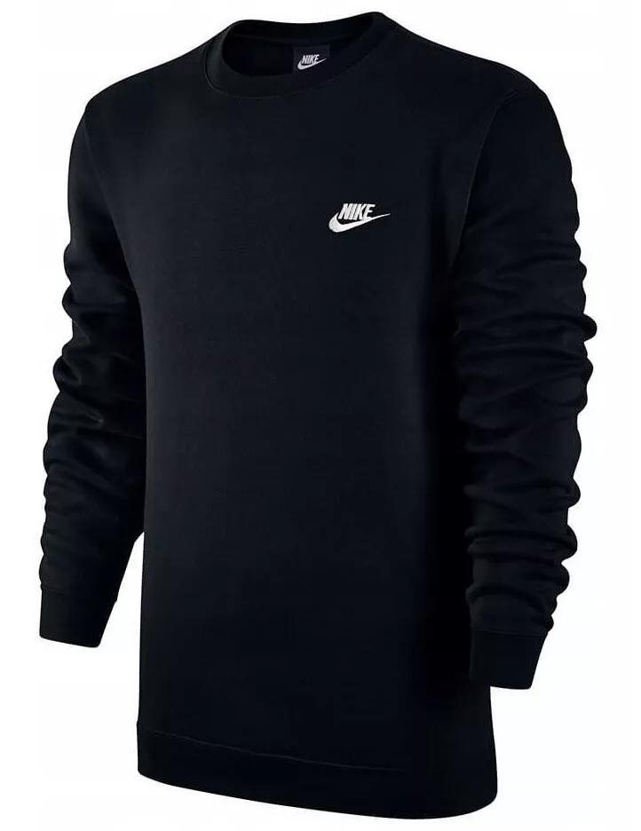 mens nike jumper black