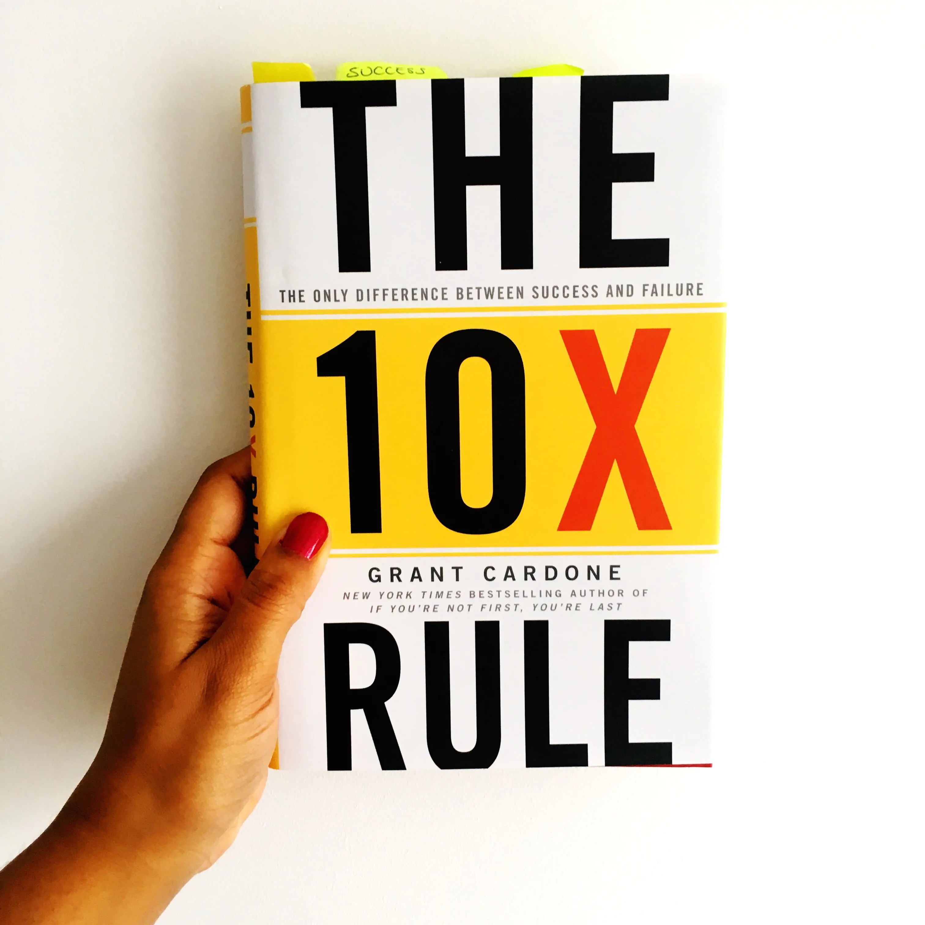 the 10x rule the only difference between success and failure