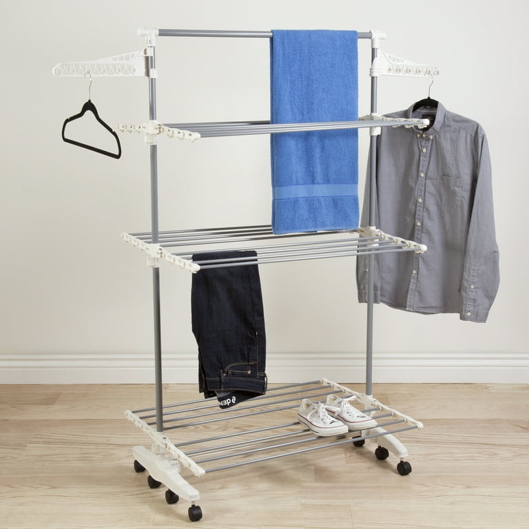 indoor clothes rack drying clothes