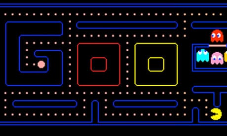 pacman doodle google