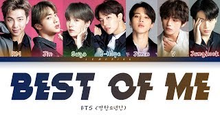 bts best of me easy lyrics