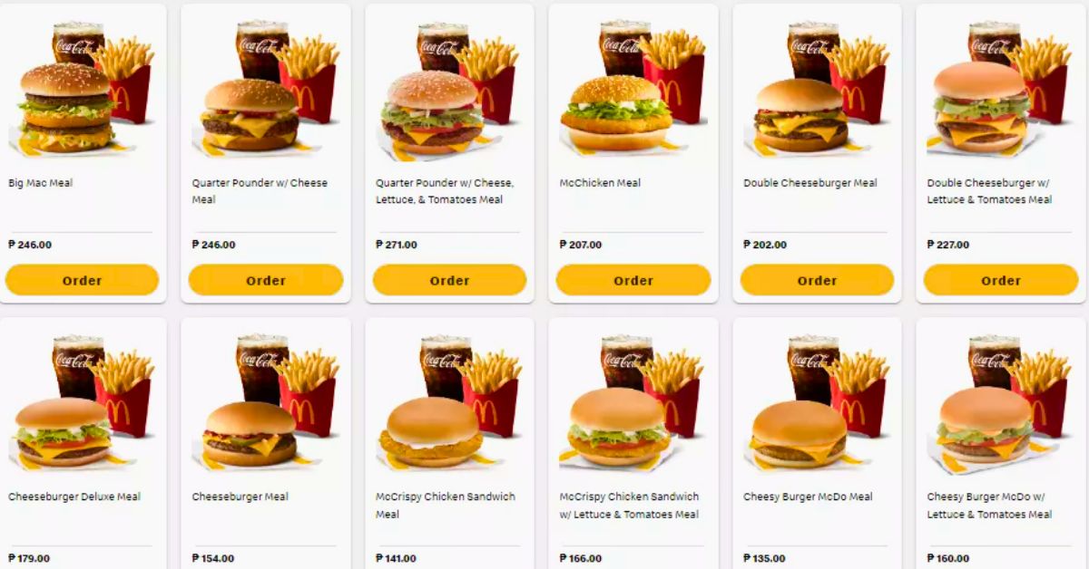 cheeseburger mcdo price philippines