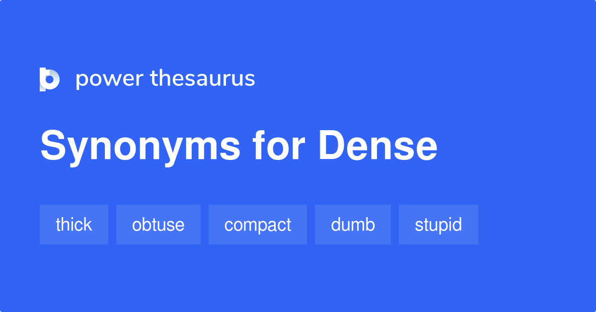 dense antonym