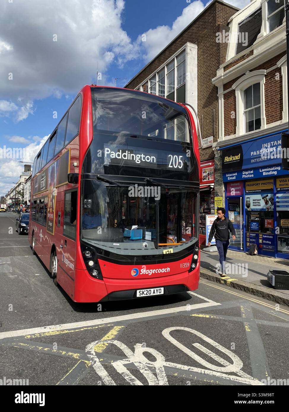 route 205 bus london