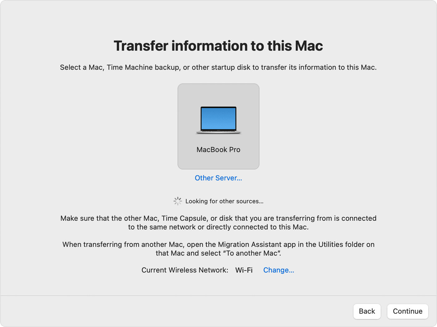 apple migration assistant