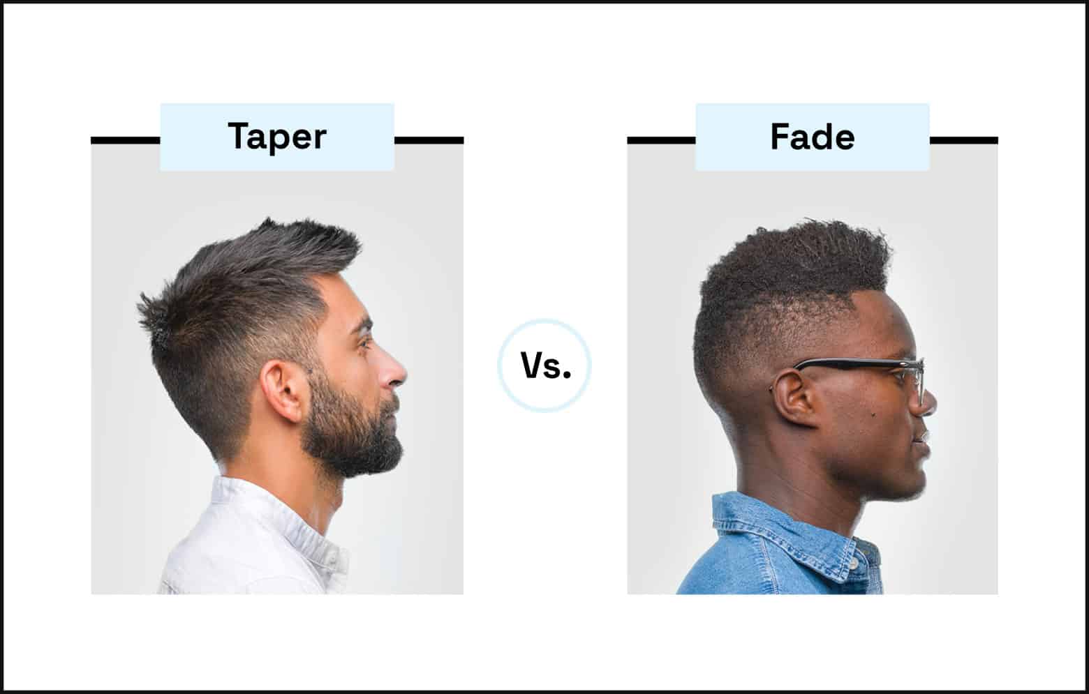 low fade vs taper fade