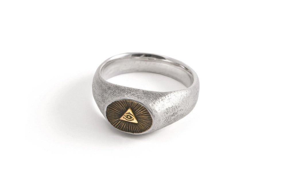 all seeing eye signet ring