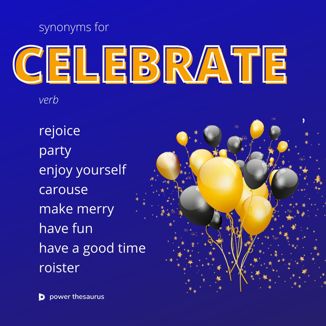 celebration synonyms in english