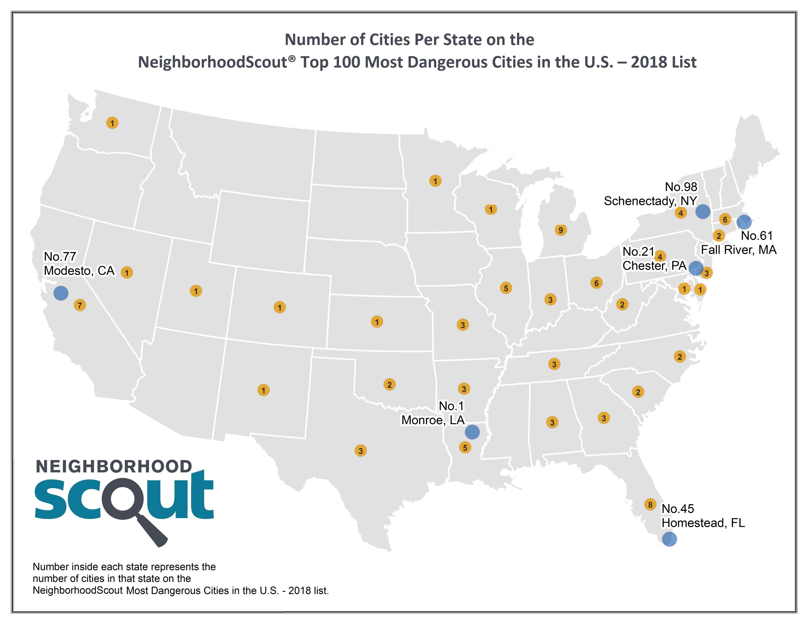 most unsafe cities in the us