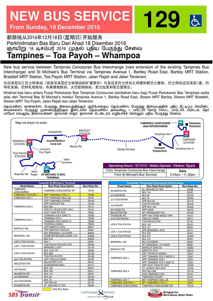 129 bus schedule