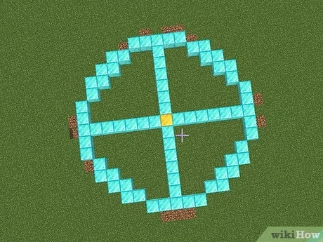 how to make circles minecraft