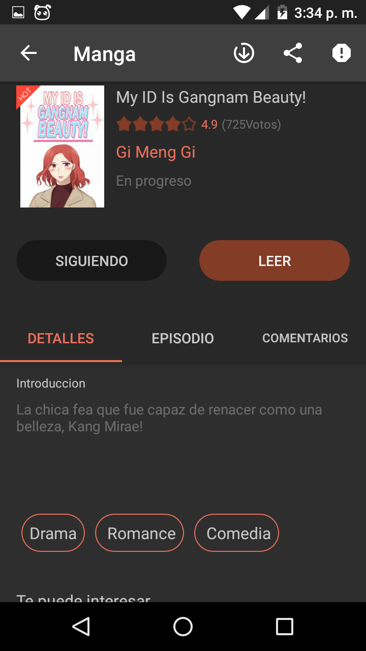 my id is gangnam beauty traductor