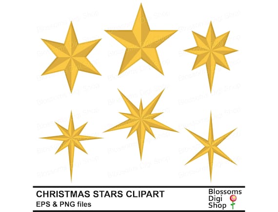 xmas star clipart