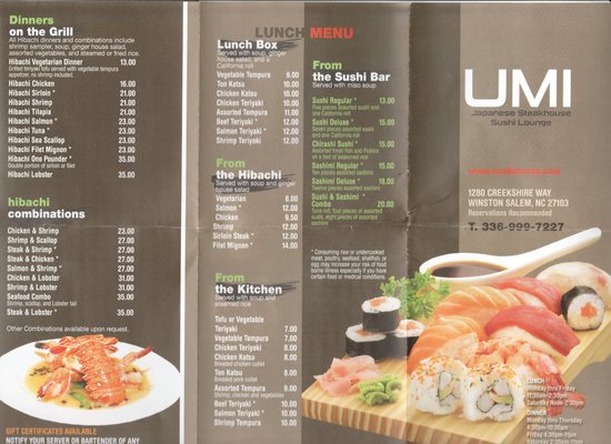 umi japanese restaurant winston salem