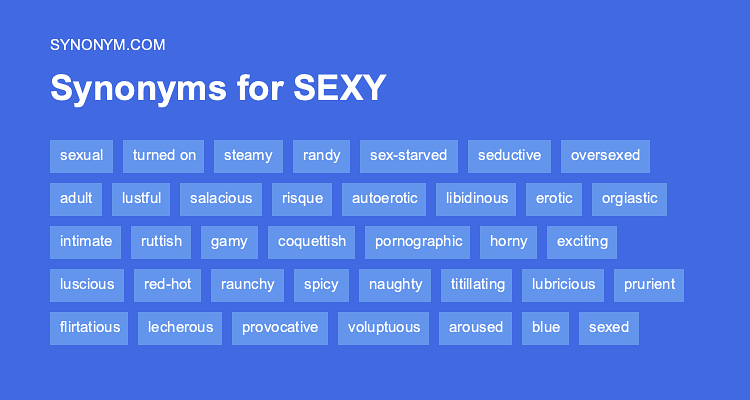 sexily synonym