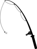 fishing pole silhouette