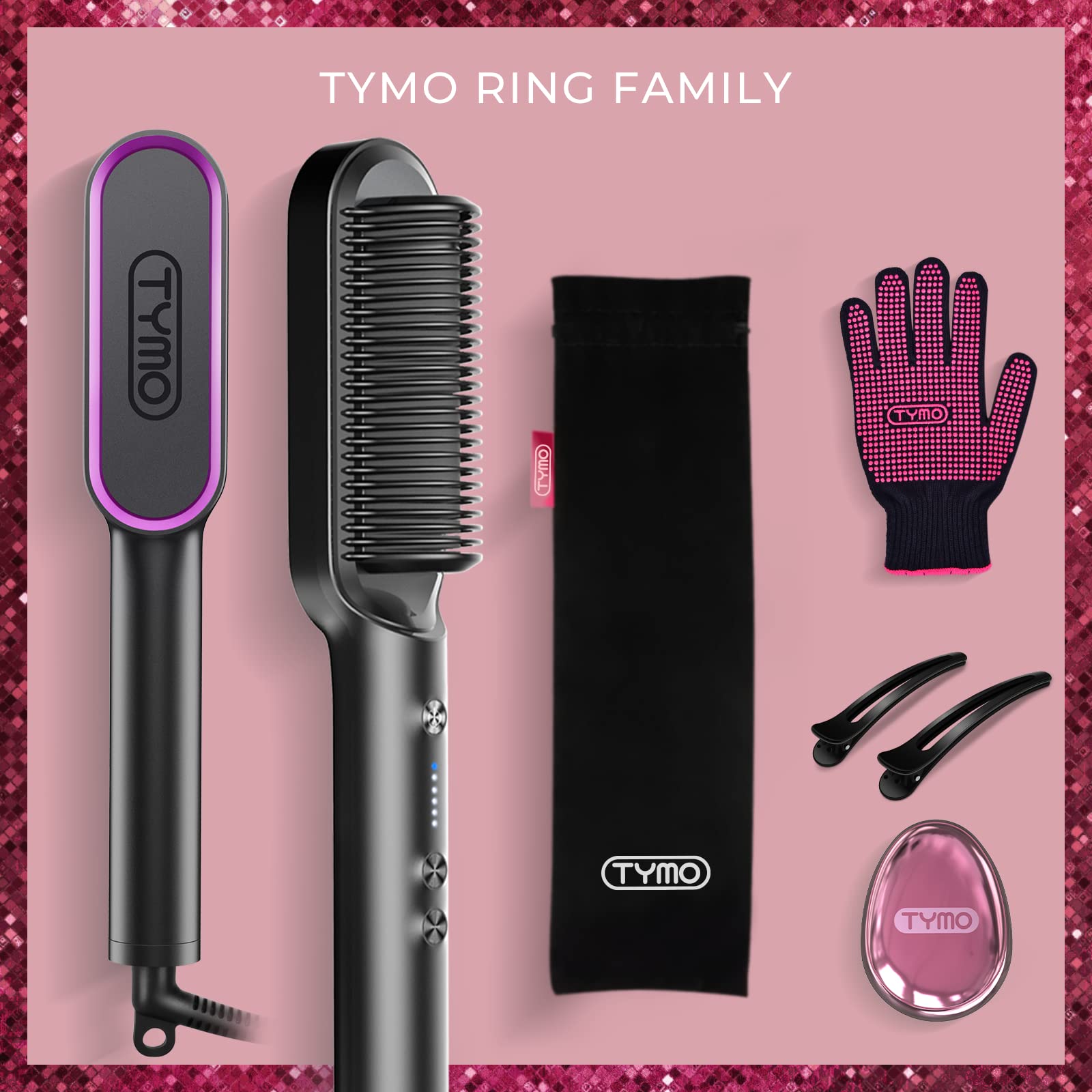 tymo ring hair straightening comb