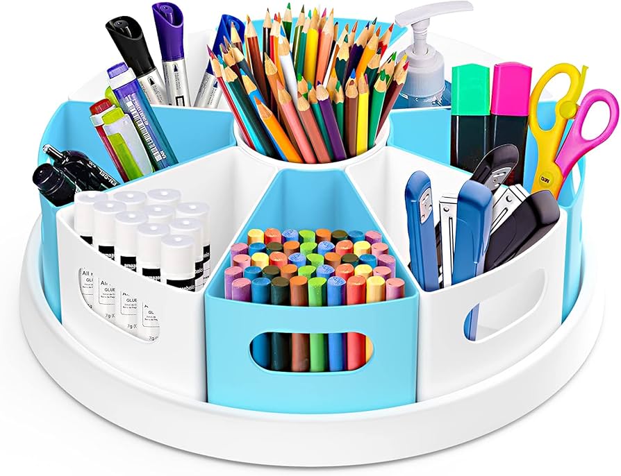 rotating desk organizer