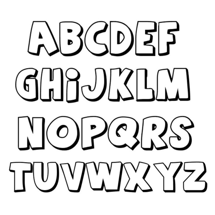 alphabet lettering fonts