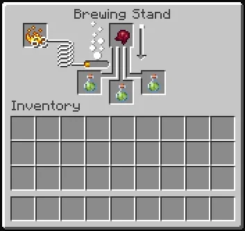 potions of weakness recipe